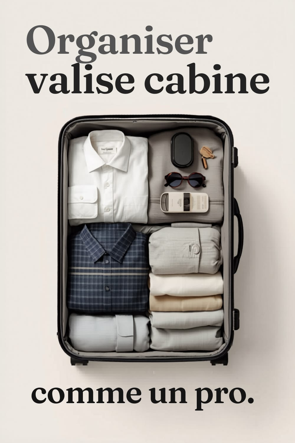Quoi mettre dans une valise cabine : la checklist complète pour voyager sereinement Image