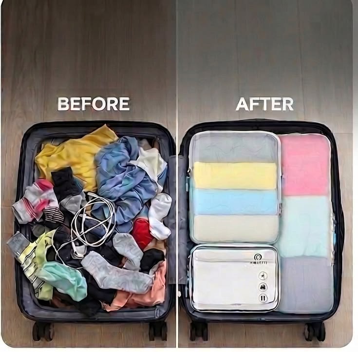 Astuces pour gagner de la place dans une valise facilement Image