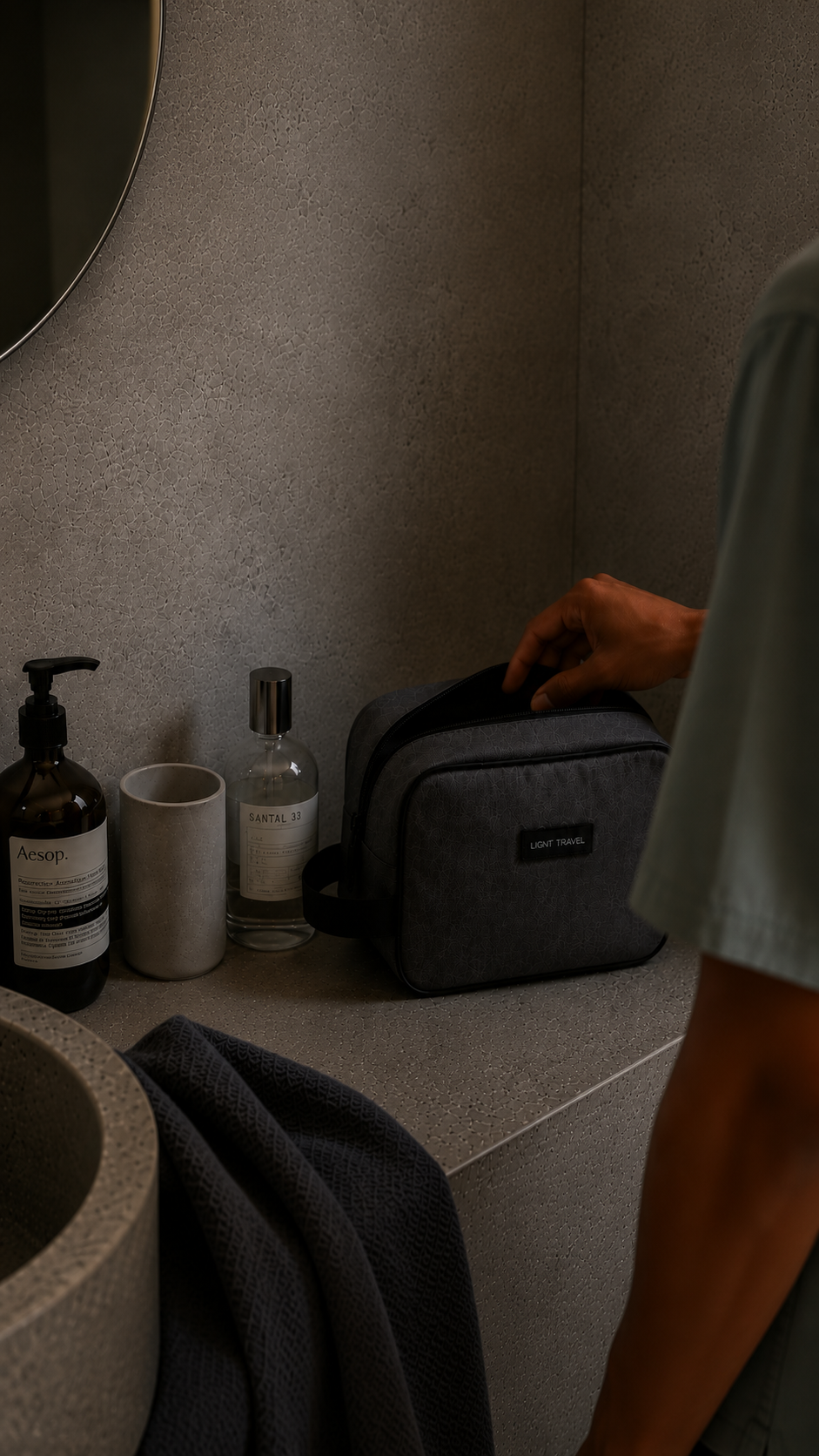  trousse de toilette homme cuir