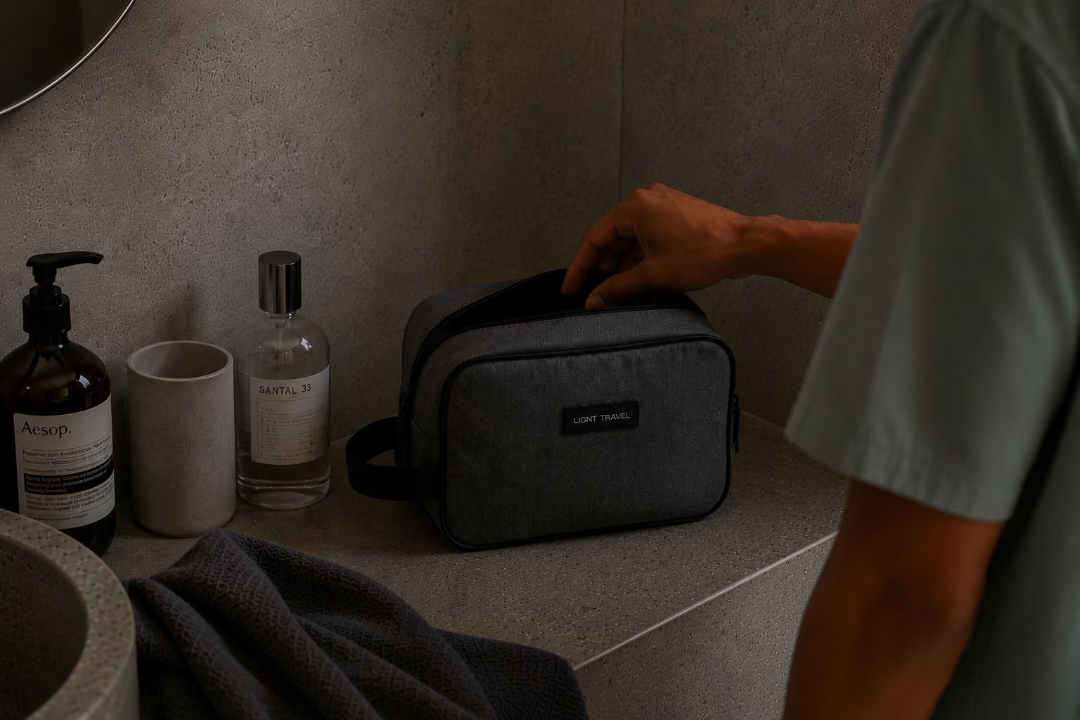  trousse de toilette imperméable 
